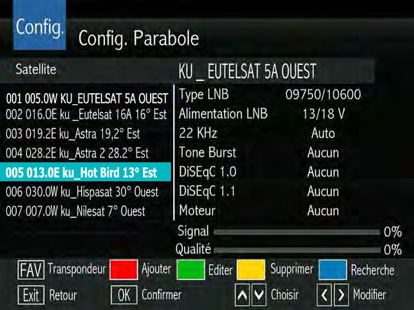 Ecran Configuration-2 SIRIUS