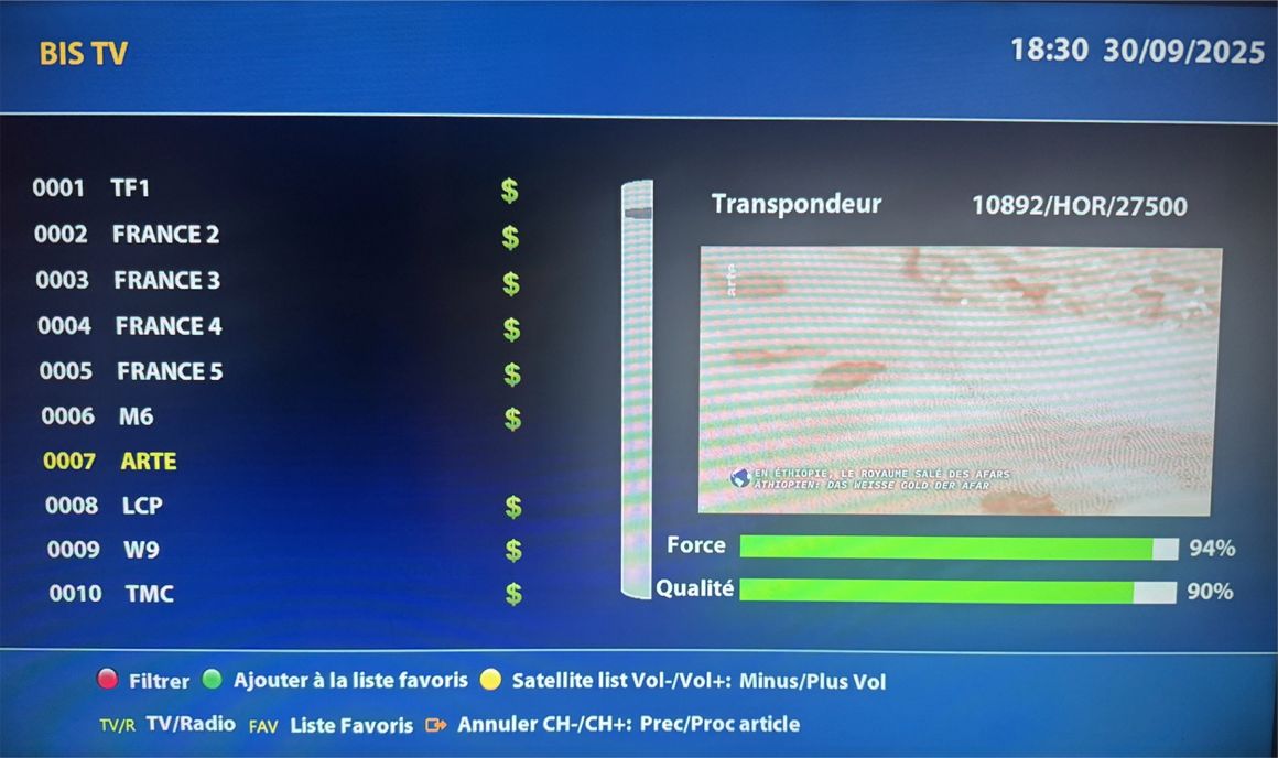 Liste Bis TV Strong Thomson Liste Bis TV Strong Thomson