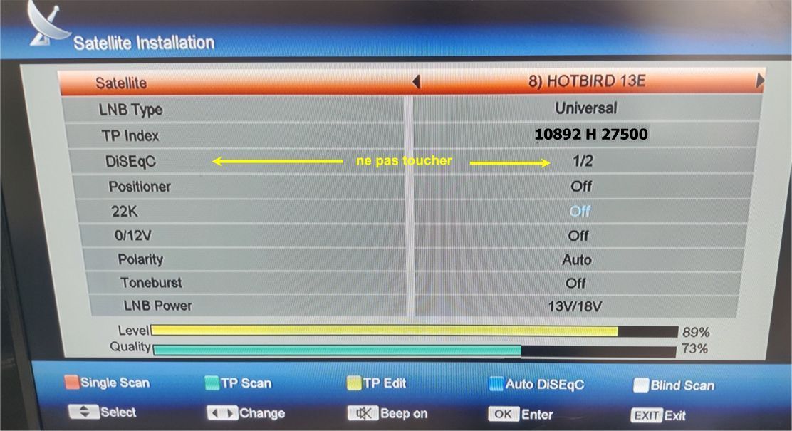 Photo Ecran de Recherche TP10892 sur VisonNet Leopard Photo Ecran de Recherche TP10892 sur VisonNet Leopard